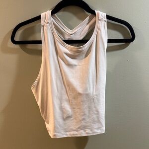 Athleta White Sleeveless Women's Tank